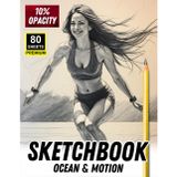 Sketchbook – Ocean & Motion: 10% Opacity for Tracing, Drawing & Creative Practice