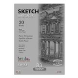 Sketchbook Sahra B3 Tutkallı 90 gr. IVORY 34,5x49,5 cm 20 yaprak