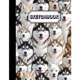 SKETCHBOOK: SIBERIAN HUSKY THEMED COVER: Notebook for Drawing, Writing, Sketching, or Doodling 200 pages (8.5 X 11), White Paper. Each page has a ... signature. Ideal for Kids Teens & Adul