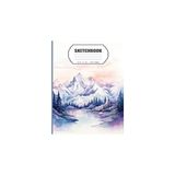 Sketchbook: Snow Mountains, Blank Sketch Book For Kids, Adults, Artist Notebook/journal For Drawing, - Renkli - 1
