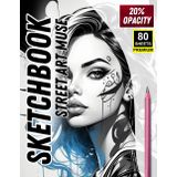 Sketchbook: Street Art Muse — 80 Sheets for Tracing Urban-Inspired Faces: Unleash your creativity with expressive female portraits inspired by modern graffiti, ink tattoos, and streetwear culture