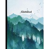 sketchbook- Watercolor Trees :: Notebook for Drawing, Writing, Painting, Sketching, or Doodling,120 pages, 8.5"x11"