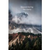 Sketchbook with Foggy Mountains Cover: for all artist's drawings and doodles