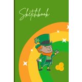Sketchbook with Irish Folklore Elf Cover: for all artist's drawings and doodles