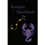 Sketchbook with Scorpio Cover: for all artist's drawings and doodles
