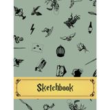 Sketchbook: Wizard Inspired Hardcover Blank Sketch Book for Drawing & Sketching | Suitable for Kids of All Ages