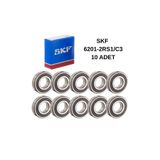 Skf 6201-2Rs1/C3 Rulman (12X32x10) Sabit Bilyalı-10 Adet