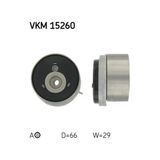 SKF VKM15260 EKSANTRİK GERGİ RULMANI ASTRA G 1.6 1.6 16V ASTRA H