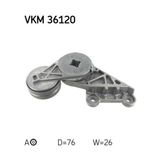 Skf VKM36120 Alternatör Gergi Rulmanı Laguna B54 56 16V N7Q Safrane 7431275380