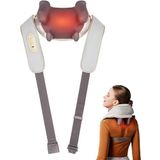 SKG H5 Mini Taşınabilir Omuz ve Boyun Masaj Aleti, Shiatsu Yoğurma Fonksiyonu, Isıtmalı Masaj, Yıkanabilir Kumaş, Kablosuz Tasarım, Type-C Şarjlı, Ev/Ofis/Araba Kullanımına Uygun