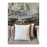Skhome Modern Dekoratif Saçaklı Kırlent Kılıfı 1Adet 43x43