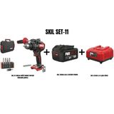 Skıl Set-11 (Skıl Xp 3085Ja Akülü Darbeli Matkap Vidalama Çantalı+Skıl 3104Aa 4,Ah Li Batarya Promo+Skıl 3122Aa 2,4 A Şarj Cihazı)