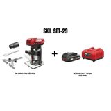 Skıl Set-29 (Skıl Compact 3170Ca Akülü Freze+Skıl 3136Aa 2,0Ah Li + 2.4A Şarj Cihazı Promo)