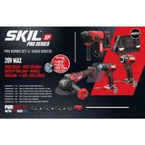 Skil Skıl Pro Kombo Set 4 (20V Max Kırıcı Delıcı + Avuç Taslama+Matkap Vıdalama + Darbelı Vıdalama + 4 Akü + Sarj Cıhazı)