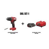 Skil Skıl Set-1 (Skıl Powertools 3021CA Akülü Darbeli Matkap Vidalama+Skıl 3136AA 2,0AH Li + 2.4A Şarj Cihazı Promo)