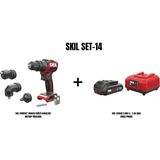 Skil Skıl Set-14 (Skıl Compact 3066CA Akülü 4xbaşlıklı Matkap Vidalama+Skıl 3136AA 2,0AH Li + 2.4A Şarj Cihazı Promo) - YOK