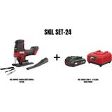 Skil Skıl Set-24 (Skıl Compact 3440CA Akülü Dekupaj Testere+Skıl 3136AA 2,0AH Li + 2.4A Şarj Cihazı Promo)