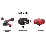 SKIL Skil Set-6 (skil Xp 3930fa Akülü Avuç Taşlama 125 Mm Çantali+2xskil 3104aa 4,ah Li Batarya Promo+skil 3122aa 2,4 A Şarj Cihazi)