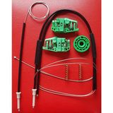 Skilit Samsun Oto Kilit Bmw 3 Serisi E46 Compact 2001-2005 Ön Camlar Cam Kriko Teli ve Tamir Seti