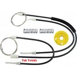 Skilit Samsun Oto Kilit Bmw 5 Serisi E39 Uyumlu 1995-1999 Arası Ön Camlar Cam Kriko Teli ve Makarası Tamir Seti