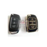 skilit samsun oto kilit Hyundai Accent Blue I20 I30 Silikon Kumanda Kılıfı Siyah