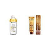 Skin Naturals Çift Fazlı Micellar Kusursuz Makyaj Temizleme Suyu (400 Ml) + Elseve Mucizevi Yağ Saç Güzelleştirici Krem (150 Ml) - Kuru ve Sert Saçlar Için - Option-1