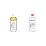 Skin Naturals Çift Fazlı Micellar Kusursuz Makyaj Temizleme Suyu (400 Ml) + Garnier Skin Naturals Micellar Kusursuz Makyaj Temizleme Suyu (400 Ml)