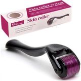 Skin Roller Titanyum Uçlu 540 Iğneli Derma Roller 0.5 Mm Iğne Cilt Yüz Vücut Yenileme Masaj Aleti
