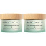 Skin Sensual Daily Hydrating Moisturizer Cream Jojoba Oil Shea Butter 24 Saat Etkili Nemlendirici (2 Paketi) - Option-1