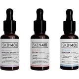 SKIN401 Niacinamide, AHA+BHA, Arbutin Serum Seti 30 ml Tüm Cilt Tipleri İçin Nemlendirici Etki