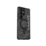 Skinarma Galaxy S26 Ultra Kılıf M-Safe Uyumlu Yazı Desenli Airbag Tasarımlı Sonix Kapak Siyah
