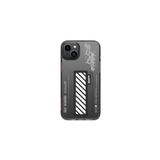 Skinarma iPhone 14 İle Uyumlu Kılıf Şeffaf Desenli Standlı Kaze Kapak-füme