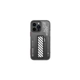 Skinarma iPhone 14 Pro İle Uyumlu Kılıf Şeffaf Desenli Standlı Kaze Kapak-füme