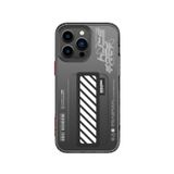 Skinarma iPhone 14 Pro Max Uyumlu Orjinal Lisanslı Kılıf Şeffaf Desenli Standlı Kaze Kapak