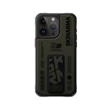 Skinarma iPhone 15 Pro İle Uyumlu Cesaret Kılıf Kalay Yeşil