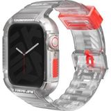 Skinarma Watch Akıllı Saat Kordonu 7 45mm Kordon Saido Sert PC Kasa Koruyuculu Strap Kayış Şeffaf