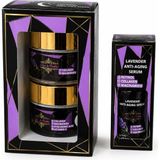 Skincare Seti, Gündüz Kremi, Gece Kremi ve Anti-Aging Serum, Retinol, Kolajen, Niasinamid Içerikli, 3'lü Bakım Seti - Standart