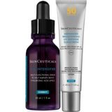 Skinceuticals Leke Bakım Set | Hyaluronic Acid Intensifier 30ml & Brightening Uv Defense Spf50 40 Ml