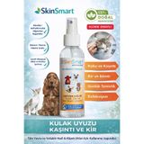 Skinsmart Kedi Kulak Göz ve Deri Temizleme Spreyi Antiseptik Bakım Solüsyonu %99,9 Hijyen 50 Ml