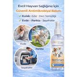 Skinsmart Kedi Kulak Göz ve Deri Temizleme Spreyi Antiseptik Bakım Solüsyonu %99,9 Hijyen 500 ml