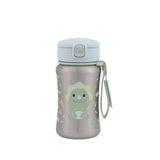 Skip Hop Besties Squad Dinozor Figürlü Çelik Pipetli Erkek Çocuk Suluk 350 Ml