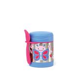 Skip Hop Kelebek Desenli Çelik Mama Saklama Ve Taşıma Termosu Seti