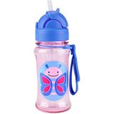 Skip Hop Kelebek Desenli Pipetli Tritan Suluk 355 ml Hafif ve Dayanıklı 12 Ay+ Yaş İçin