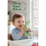 Skip Hop Paslanmaz Çelik Suluk Rakun 350ml Karışık Renkli Hafif ve Sızdırmaz Tasarım