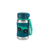 Skip Hop Spark Style Kamyon Desenli Çelik Pipetli Unisex Çocuk Suluk