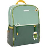 Skip Hop Wander Çok Renkli Çocuk Sırt Çantası Bugs Eğlenceli Tasarım ve Geniş İç Mekan Özellikli - Yeşil