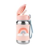 Skip Hop Zoo 350 ml Gökkuşağı Pipetli Paslanmaz Çelik Suluk