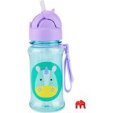 Skip Hop Zoo 355 ml Pipetli Tritan Suluk 12 Ay+ İçin Hafif ve Dayanıklı Tasarım - Çok Renkli