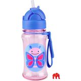 Skip Hop Zoo Kelebekli Tritan Suluk 355 ml Pipetli Kullanışlı Tasarım BPA İçermez