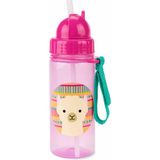 Skip Hop Zoo Pipetli Suluk Lama 384 ml Dayanıklı Plastik ve Paslanmaz Çelikten Üretim